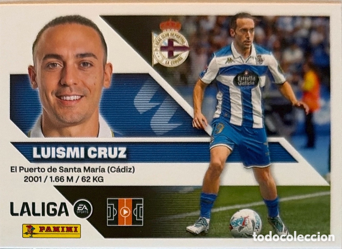 Football Stickers: 15.- Luismi Cruz (DEPORTIVO CORU&Ntilde;A) - COLECCIONES ESTE 2026/27 (PANINI)
