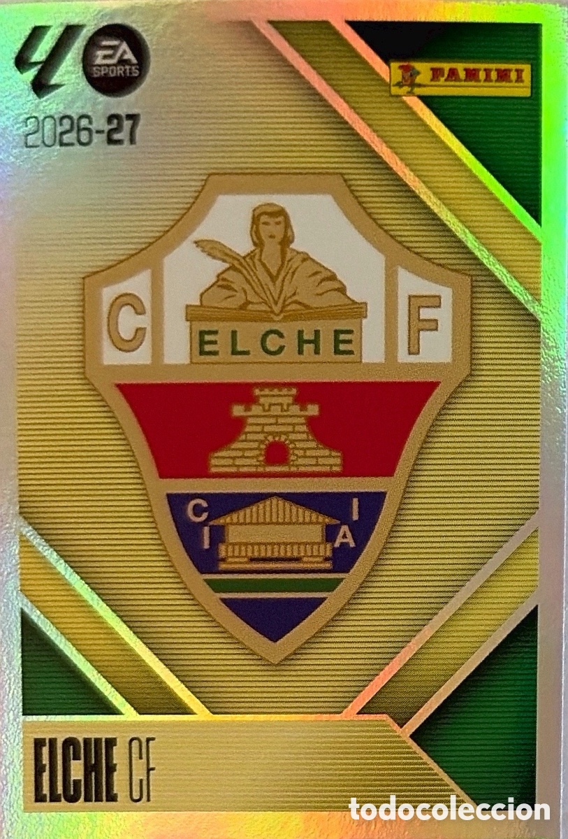 Football Stickers: 1.- Escudo (ELCHE) - COLECCIONES ESTE 2026/27 (PANINI)