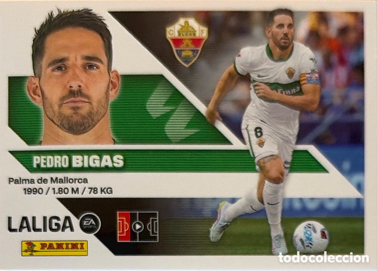 Football Stickers: 7.- Bigas (ELCHE) - COLECCIONES ESTE 2026/27 (PANINI)
