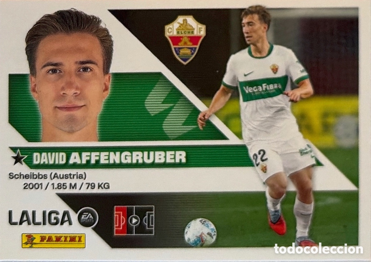 Football Stickers: 8.- Affengruber (ELCHE) - COLECCIONES ESTE 2026/27 (PANINI)