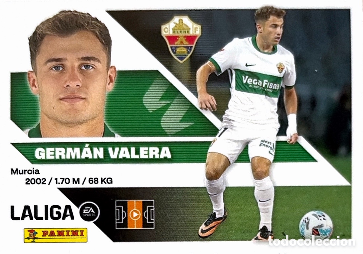 Fu&szlig;ball-Sticker: 10.- Germ&aacute;n Varela (ELCHE) - COLECCIONES ESTE 2026/27 (PANINI)