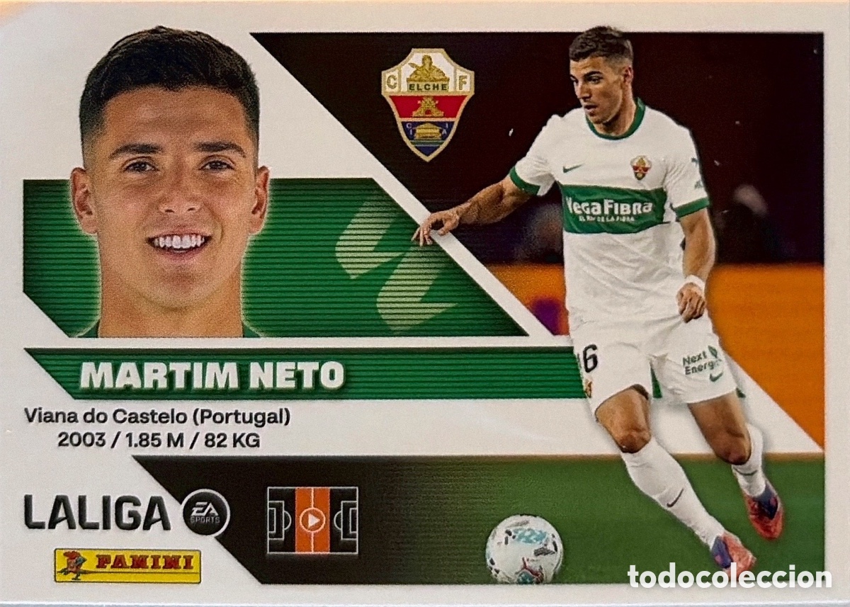 Fu&szlig;ball-Sticker: 11.- Martim Neto (ELCHE) - COLECCIONES ESTE 2026/27 (PANINI)