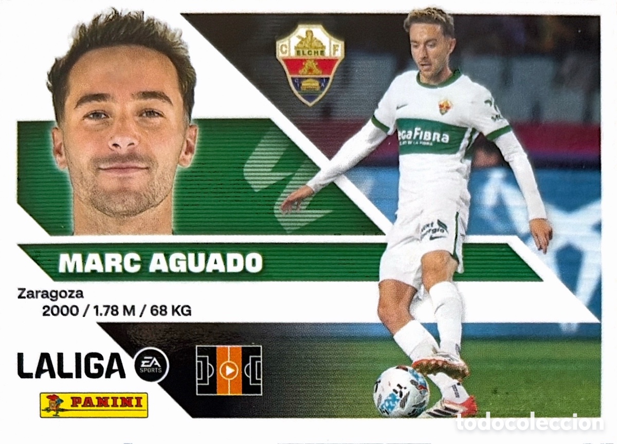 Fu&szlig;ball-Sticker: 14.- Marc Aguado (ELCHE) - COLECCIONES ESTE 2026/27 (PANINI)