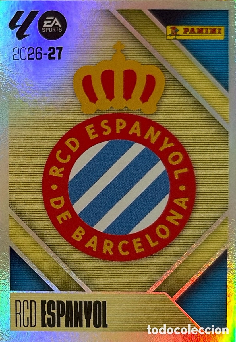 Fu&szlig;ball-Sticker: 1.- ESCUDO (ESPANYOL) - COLECCIONES ESTE 2026/27 (PANINI)