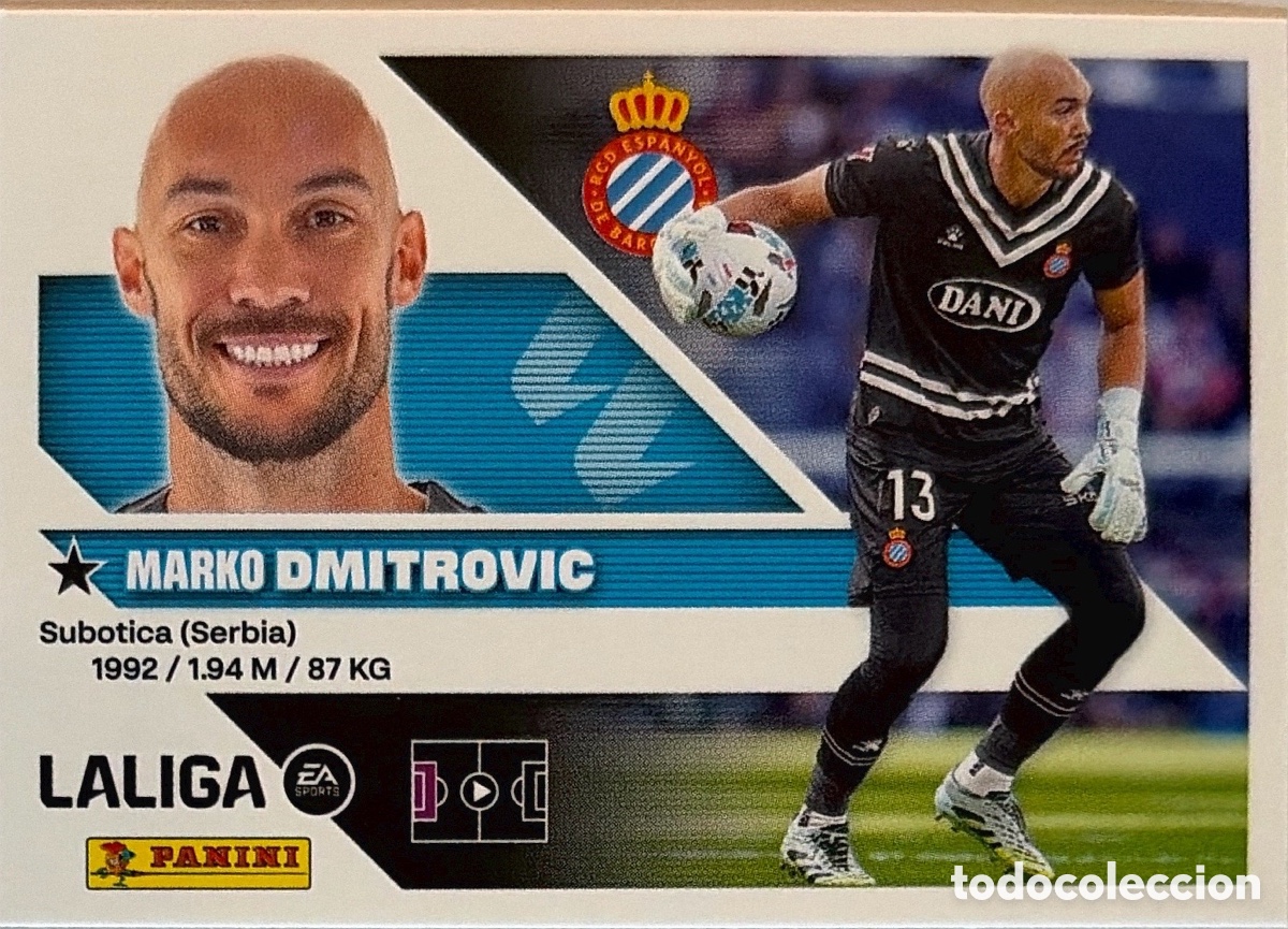 Fu&szlig;ball-Sticker: 3.- Dmitrović (ESPANYOL) - COLECCIONES ESTE 2026/27 (PANINI)