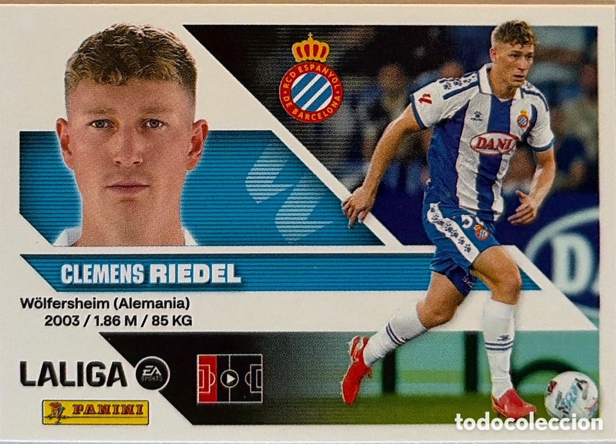 Fu&szlig;ball-Sticker: 7.- Riedel (ESPANYOL) - COLECCIONES ESTE 2026/27 (PANINI)