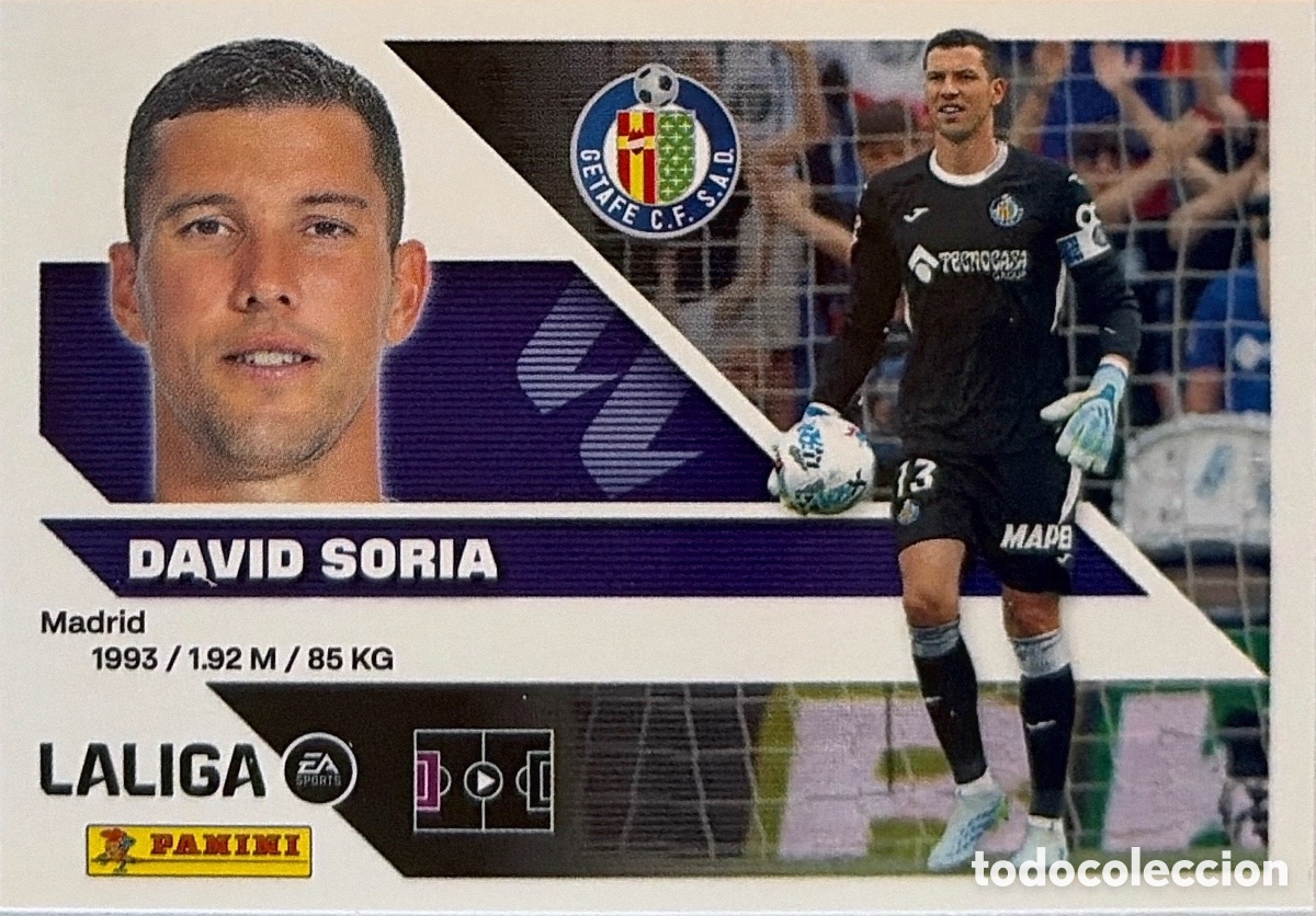 Football Stickers: 3.- David Soria (GETAFE) - COLECCIONES ESTE 2026/27 (PANINI)