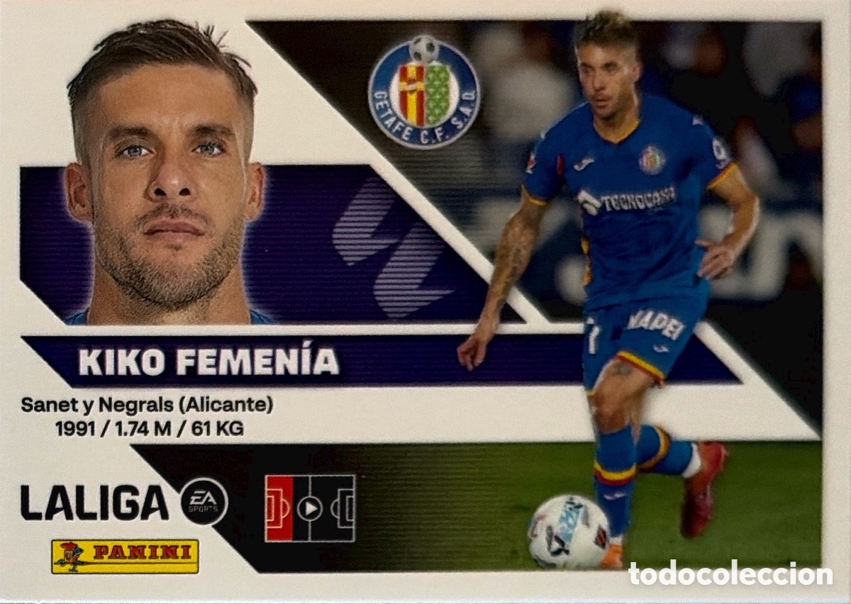 Football Stickers: 5.- Kiko Femen&iacute;a (GETAFE) - COLECCIONES ESTE 2026/27 (PANINI)