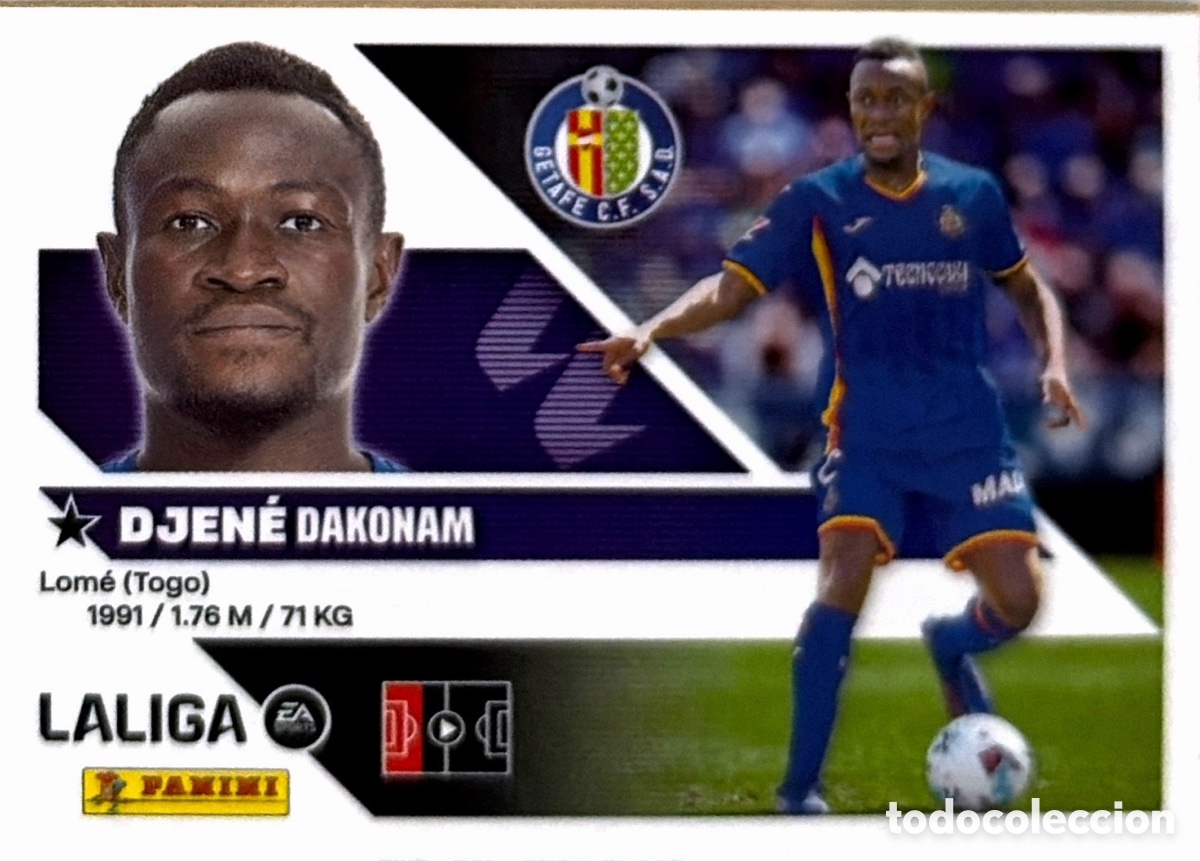 Football Stickers: 6.- Djen&eacute; (GETAFE) - COLECCIONES ESTE 2026/27 (PANINI)