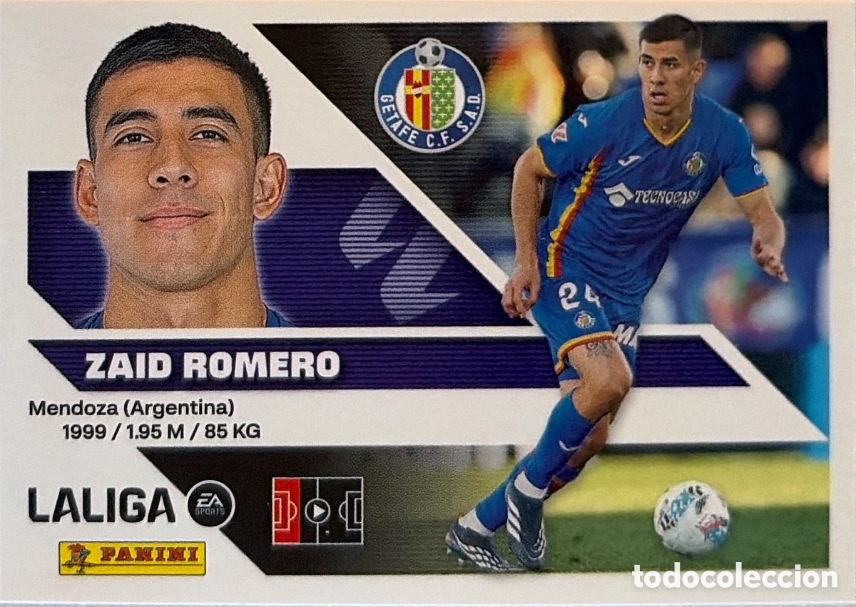 Football Stickers: 9.- Zaid Romero (GETAFE) - COLECCIONES ESTE 2026/27 (PANINI)