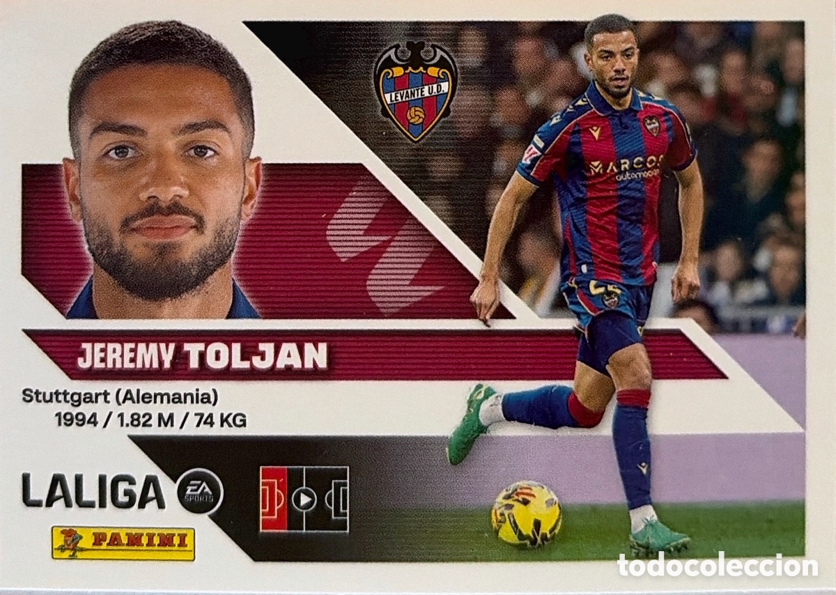 Fu&szlig;ball-Sticker: 5.- Toljan (LEVANTE) - COLECCIONES ESTE 2026/27 (PANINI)