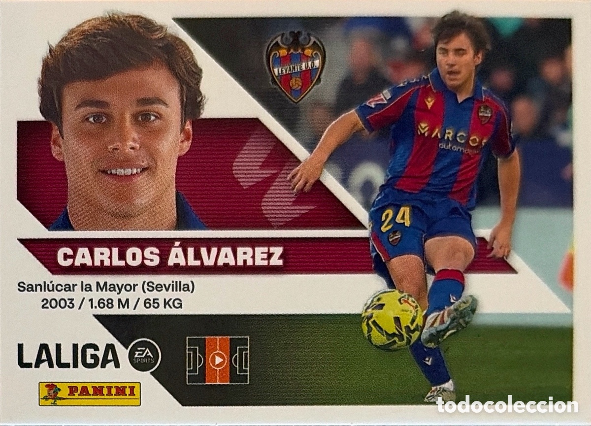 Fu&szlig;ball-Sticker: 15.- Carlos &Aacute;lvarez (LEVANTE) - COLECCIONES ESTE 2026/27 (PANINI)