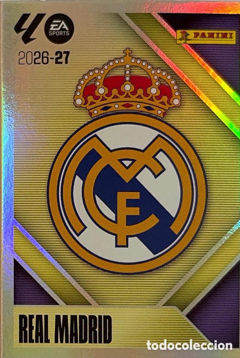 Fu&szlig;ball-Sticker: 1 .- Escudo (R. MADRID) - COLECCIONES ESTE 2026/27 (PANINI)