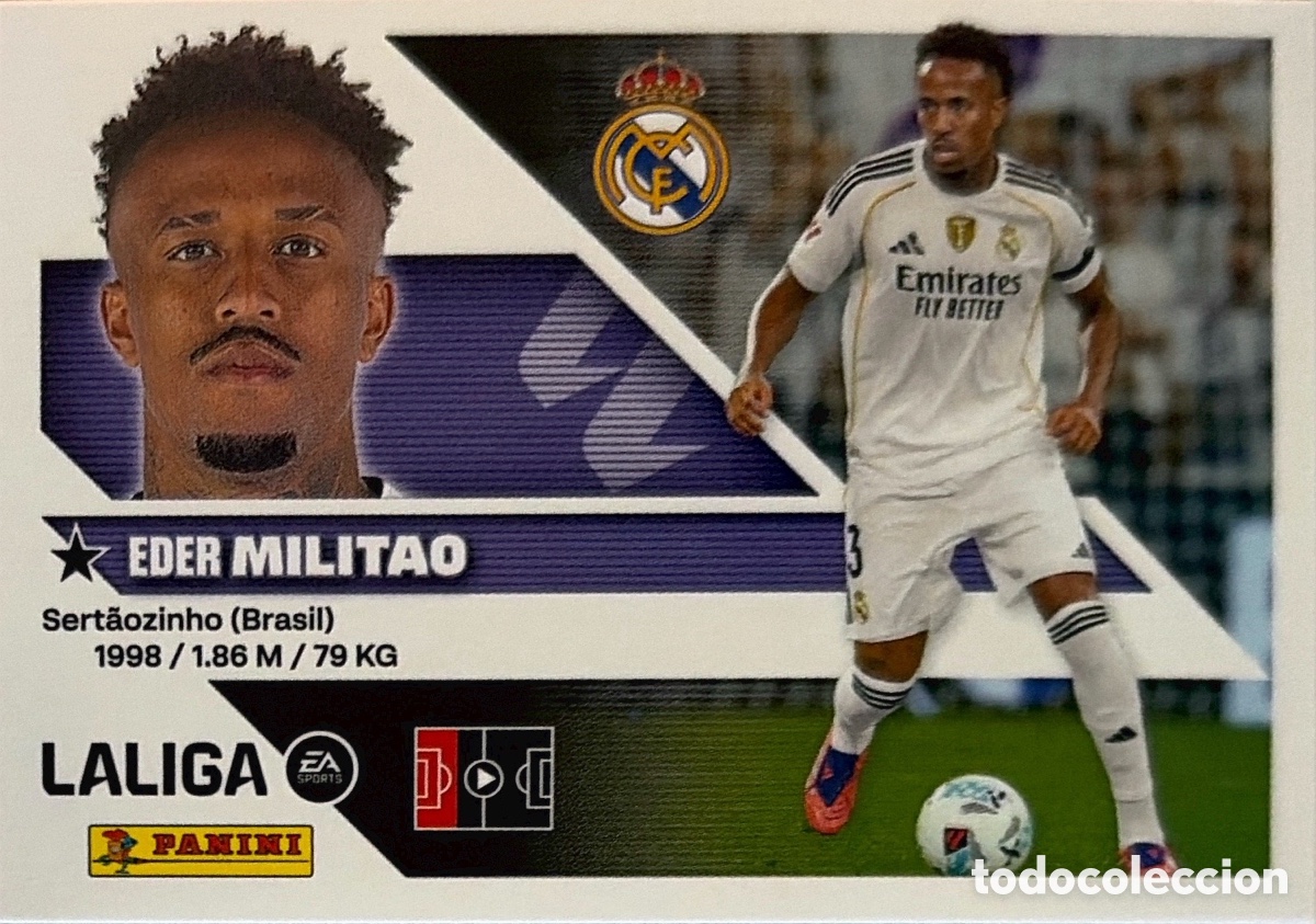 Fu&szlig;ball-Sticker: 6.- Militao (R. MADRID) - COLECCIONES ESTE 2026/27 (PANINI)