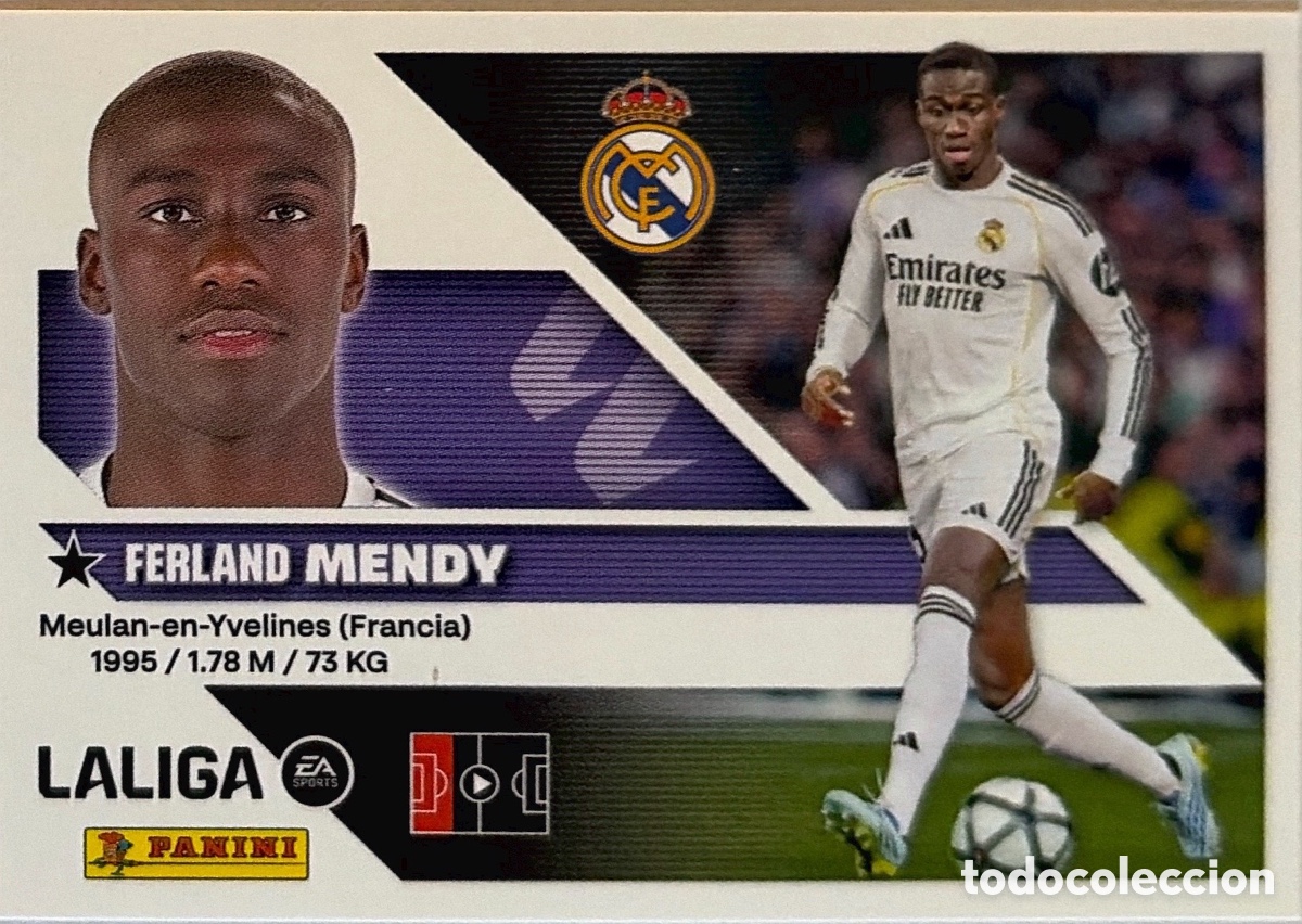 Cromos de f&uacute;tbol: 10B.- Mendy (R. MADRID) - COLECCIONES ESTE 2026/27 (PANINI)