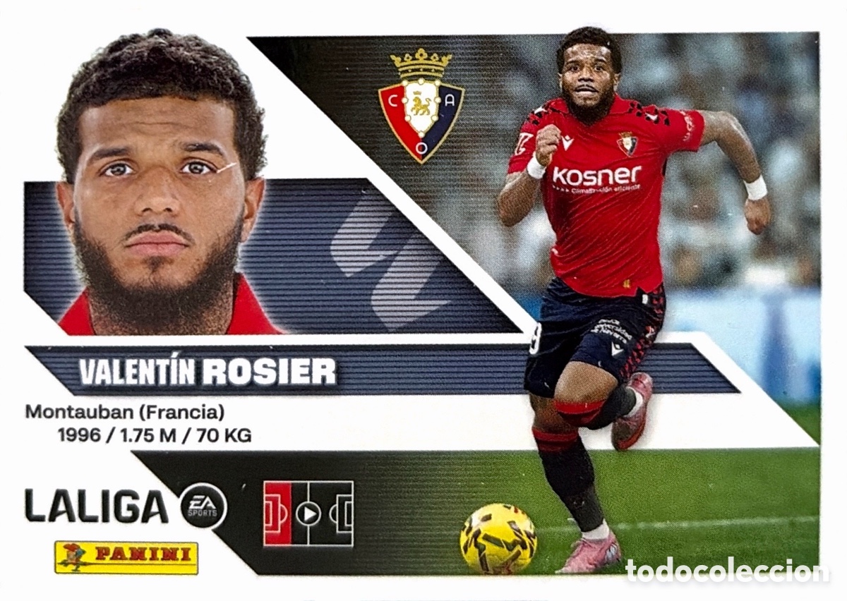 Fu&szlig;ball-Sticker: 5A.- Rosier (OSASUNA) - COLECCIONES ESTE 2026/27 (PANINI)