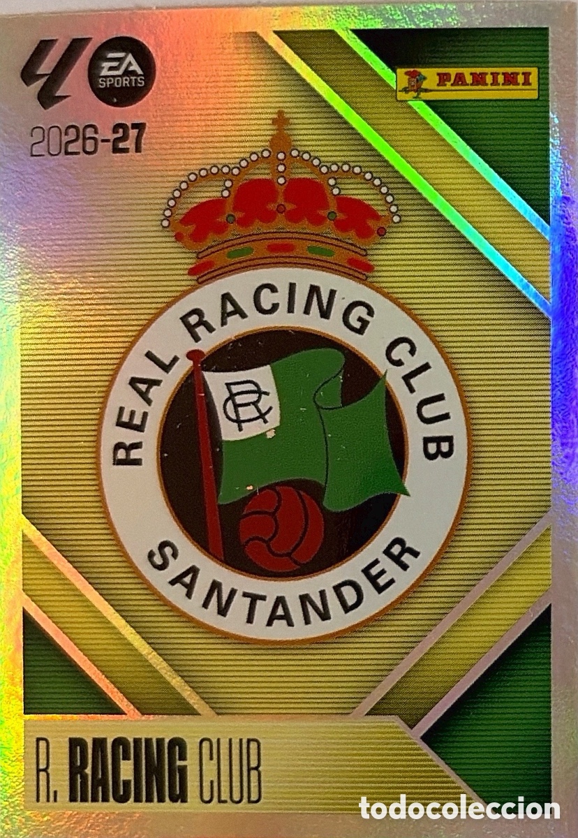 Figurine di Calcio: 1 .- Escudo (RACING SANTANDER) - COLECCIONES ESTE 2026/27 (PANINI)