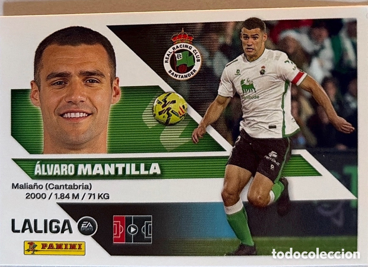 Figurine di Calcio: 5.- Mantilla (RACING SANTANDER) - COLECCIONES ESTE 2026/27 (PANINI)