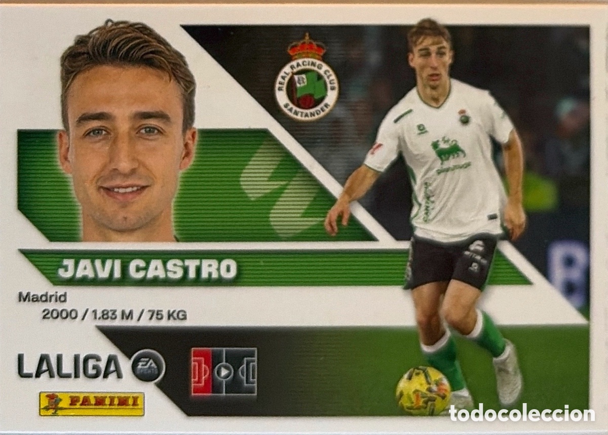 Figurine di Calcio: 8.- Javi Castro (RACING SANTANDER) - COLECCIONES ESTE 2026/27 (PANINI)