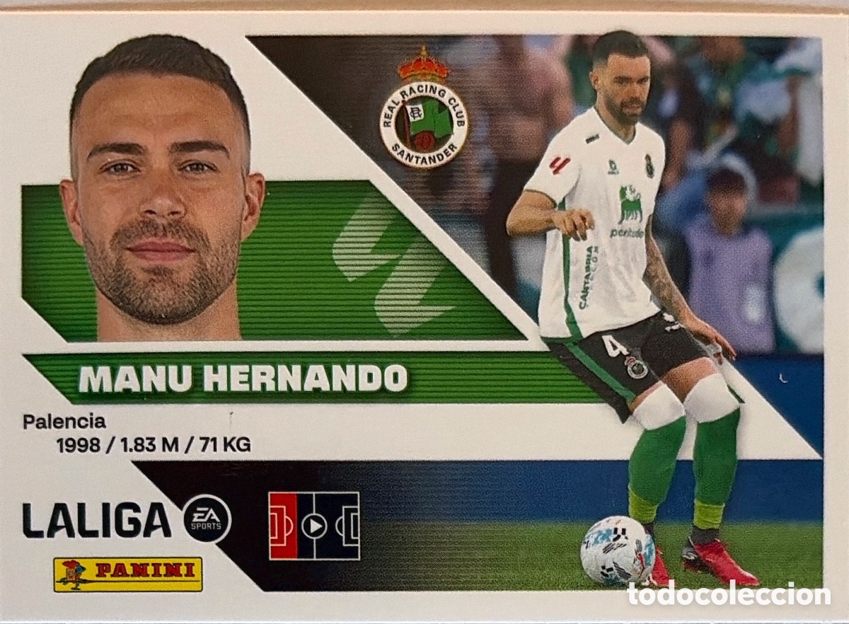 Figurine di Calcio: 9A.- Manu Herrando (RACING SANTANDER) - COLECCIONES ESTE 2026/27 (PANINI)