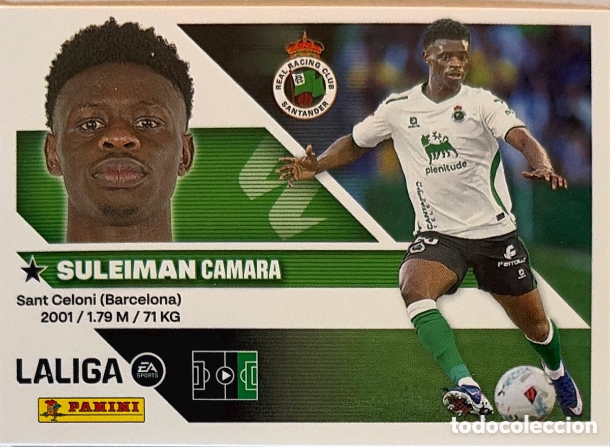 Fu&szlig;ball-Sticker: 15.- Suleiman (RACING SANTANDER) - COLECCIONES ESTE 2026/27 (PANINI)
