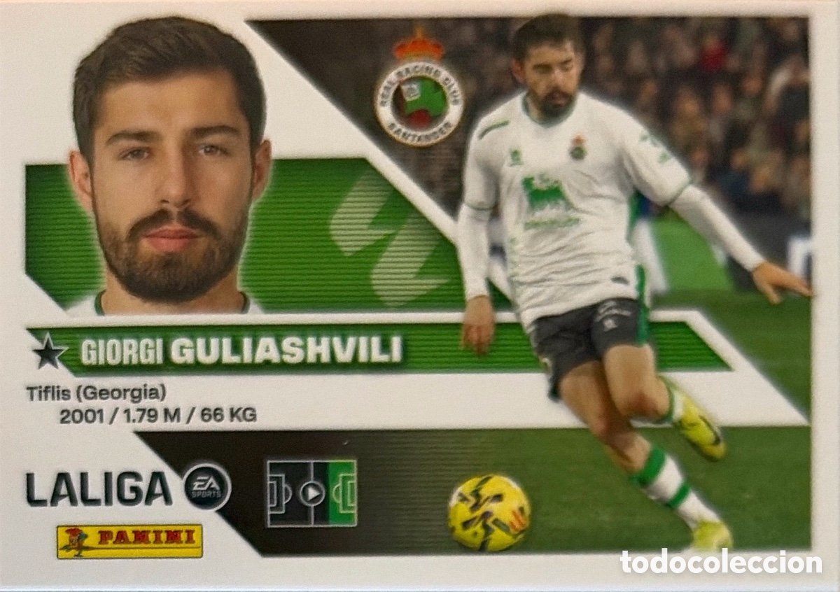 Fu&szlig;ball-Sticker: 17.- Guliashvili (RACING SANTANDER) - COLECCIONES ESTE 2026/27 (PANINI)