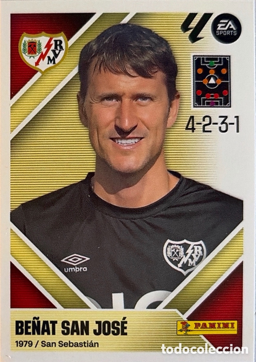 Fu&szlig;ball-Sticker: 2.- Be&ntilde;at San Jos&eacute; (RAYO VALLECANO) - COLECCIONES ESTE 2026/27 (PANINI)