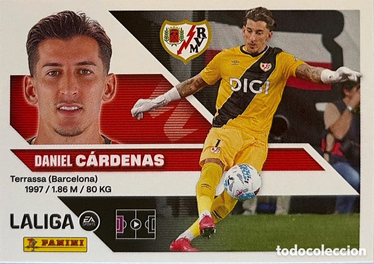 Fu&szlig;ball-Sticker: 4.- C&aacute;rdenas (RAYO VALLECANO) - COLECCIONES ESTE 2026/27 (PANINI)