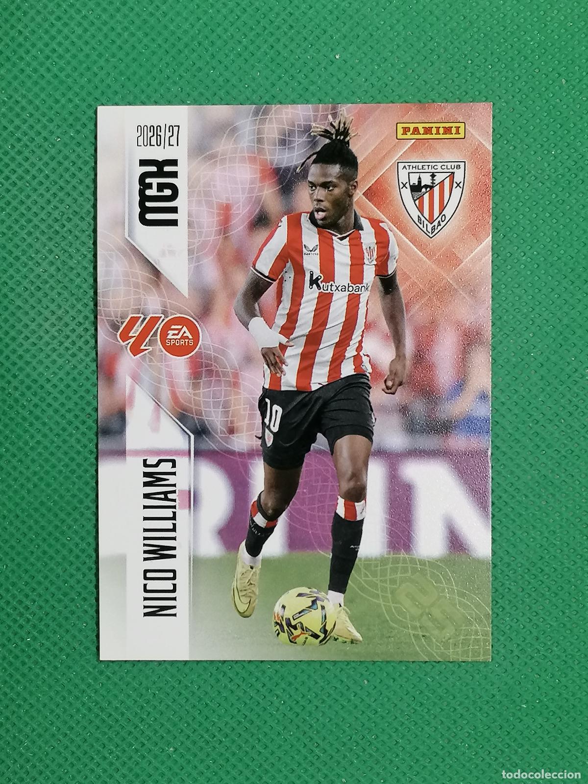 Football Stickers: 54 NICO WILLIAMS ATHLETIC BILBAO ⚽ MEGACRACKS LIGA 2026 2027 26 27 ⚽