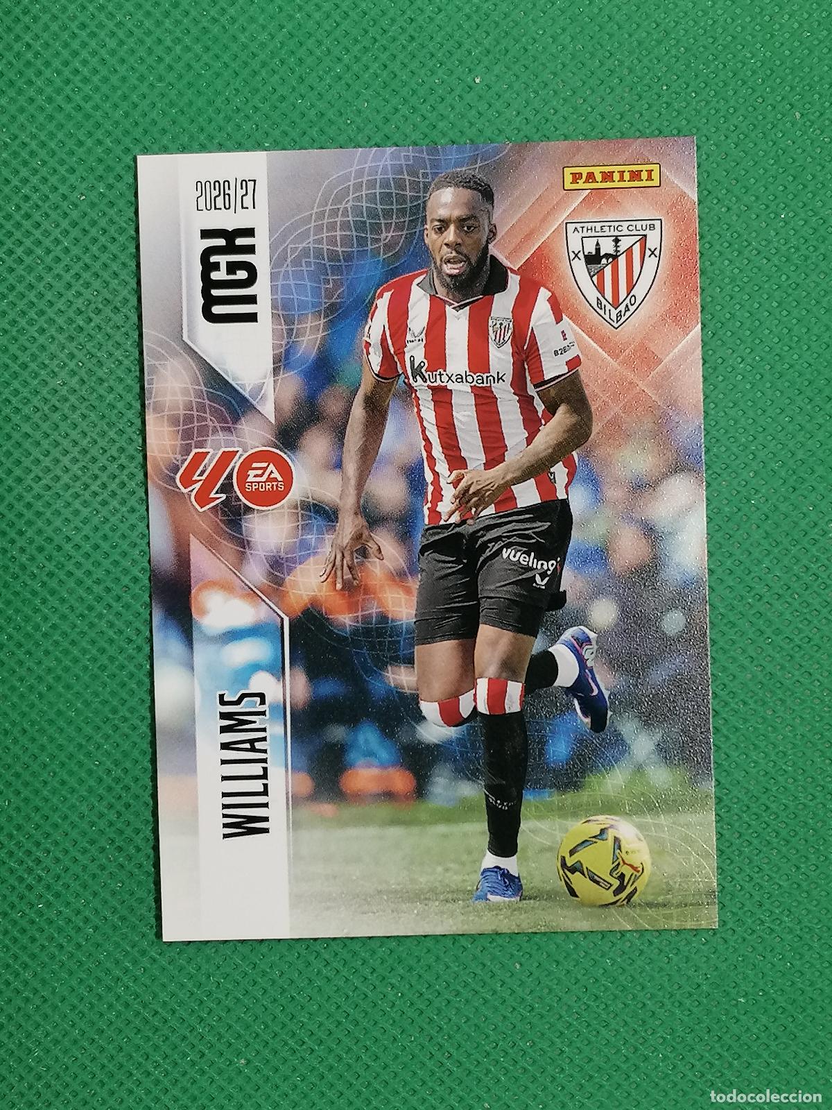 Football Stickers: 52 I&Ntilde;AKI WILLIAMS ATHLETIC BILBAO ⚽ MEGACRACKS LIGA 2026 2027 26 27 ⚽