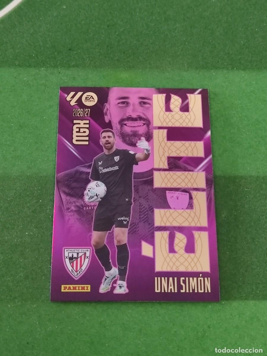 Football Stickers: 17 Unai Sim&oacute;n Athletic Club Bilbao &Eacute;lite Megacracks 2026/27 26/27