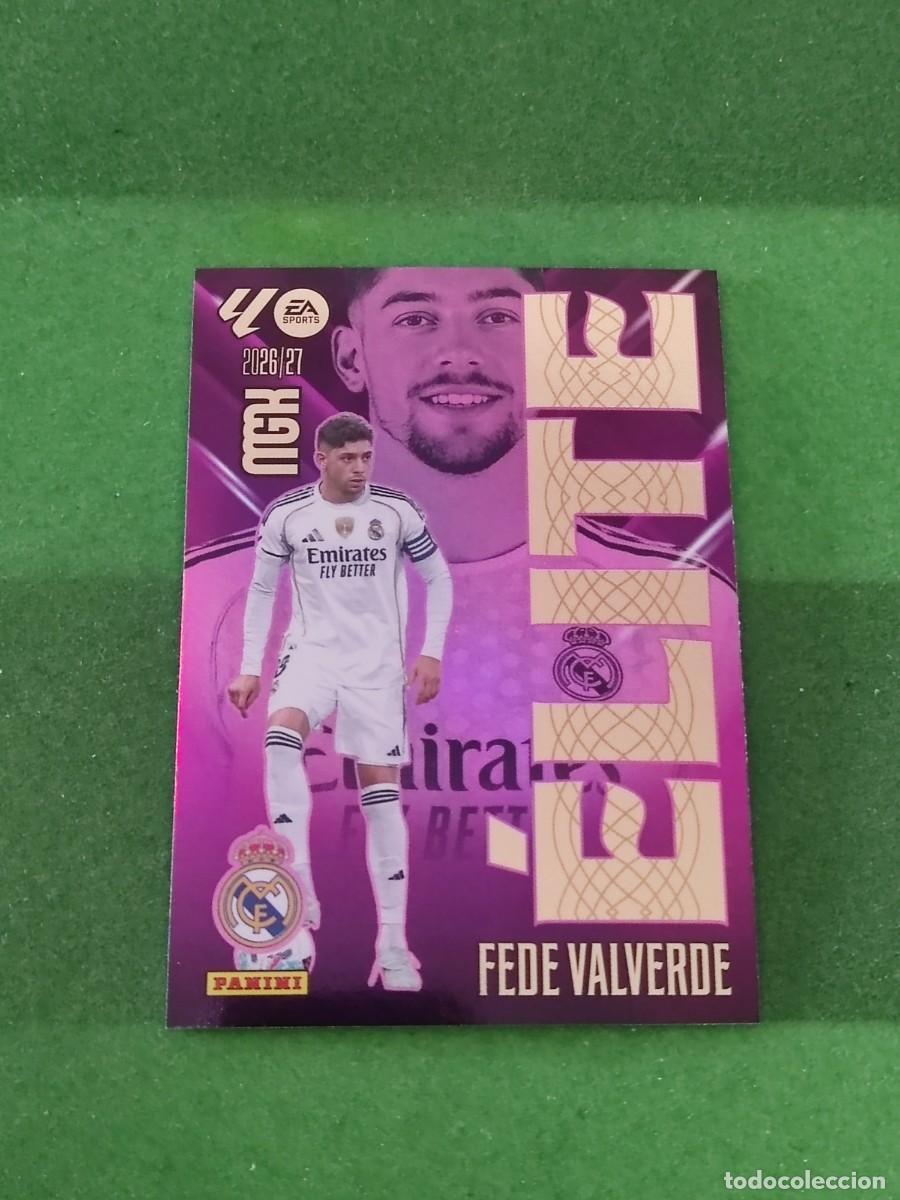 Cromos de f&uacute;tbol: 5 Fede Valverde Real Madrid &Eacute;lite Megacracks 2026/27 26/27