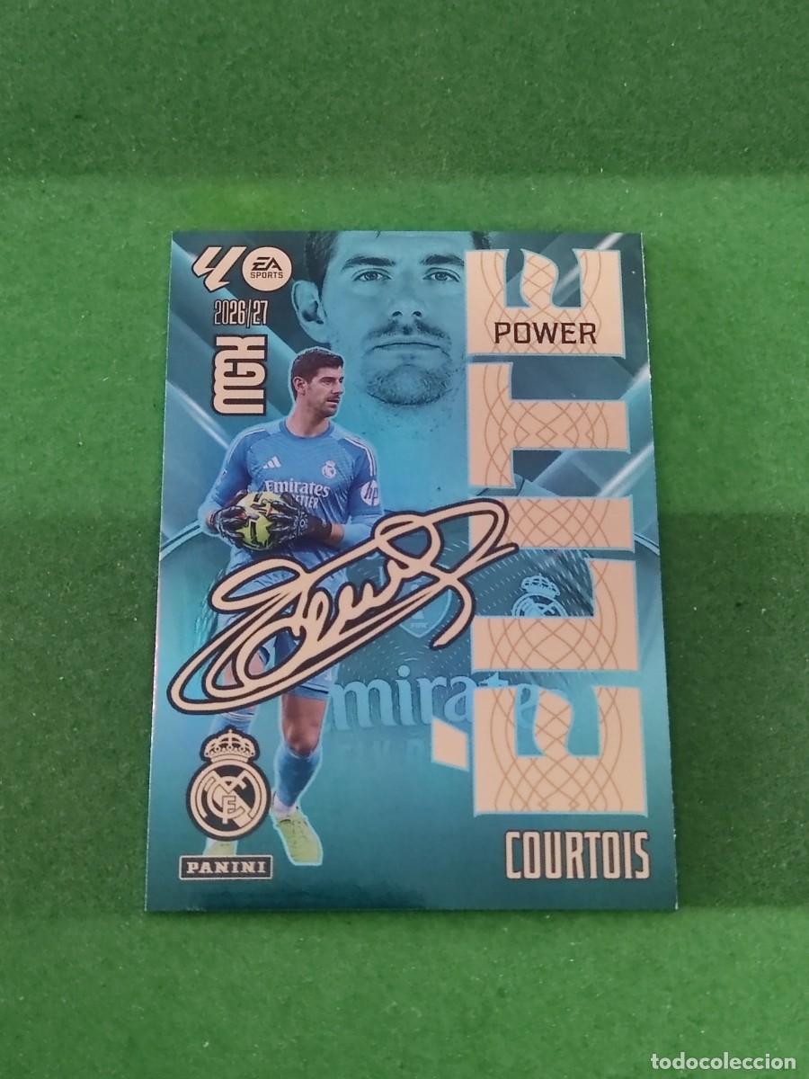 Cromos de f&uacute;tbol: 4 P Courtoia Real Madrid &Eacute;lite Power Megacracks 2026/27 26/27