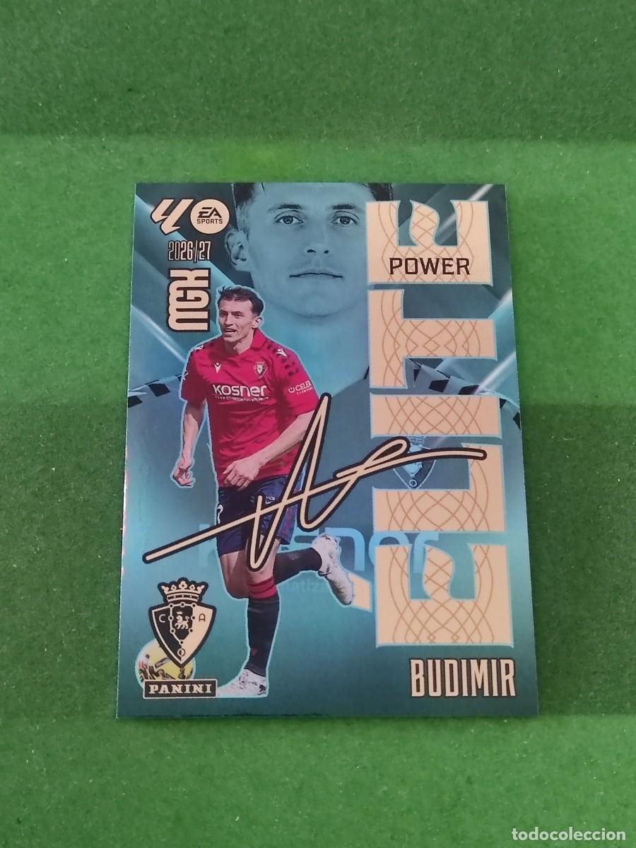 Cromos de f&uacute;tbol: 3 P Budimir Osasuna &Eacute;lite Power Megacracks 2026/27 26/27