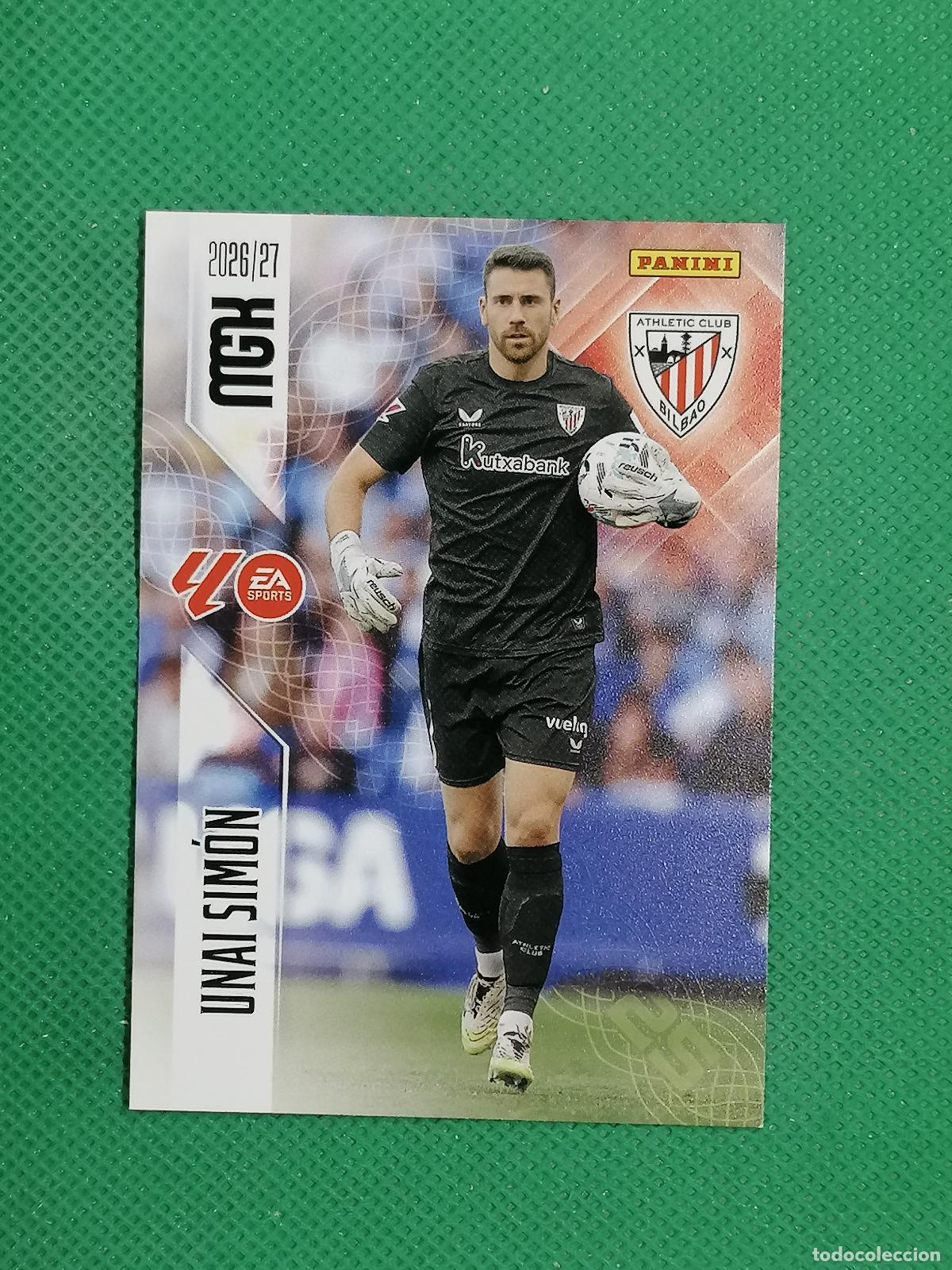 Cromos de f&uacute;tbol: 38 UNAI SIMON ATHLETIC BILBAO ⚽ MEGACRACKS LIGA 2026 2027 26 27 ⚽