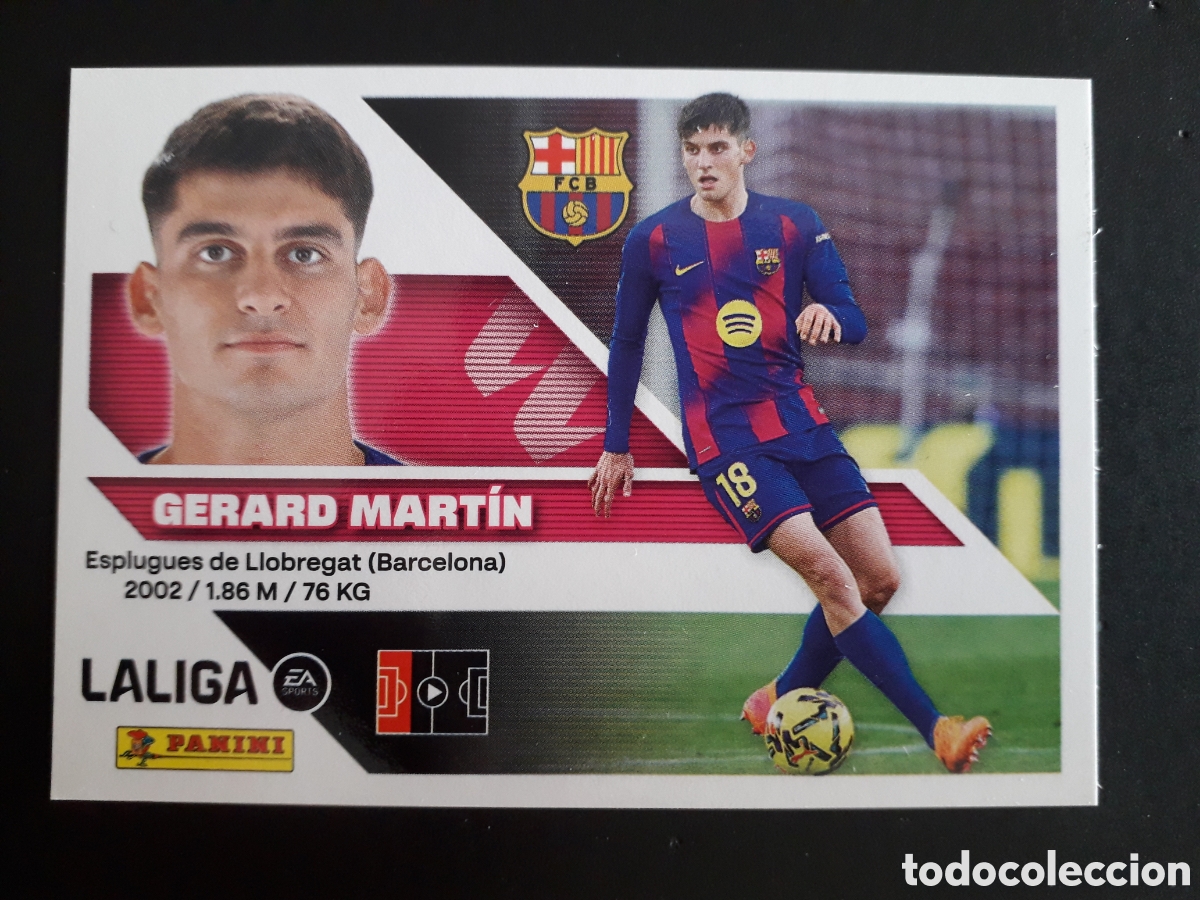 Cartes &agrave; collectionner de Football: GERARD MART&Iacute;N FC BARCELONA N&deg; 8 ED ESTE 2026 2027 26 27 SIN PEGAR PEDIDO M&Iacute;NIMO 3&euro;