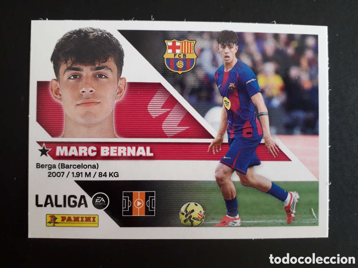 Cartes &agrave; collectionner de Football: MARC BERNAL FC BARCELONA N&deg; 14 ED ESTE 2026 2027 26 27 SIN PEGAR PEDIDO M&Iacute;NIMO 3&euro;