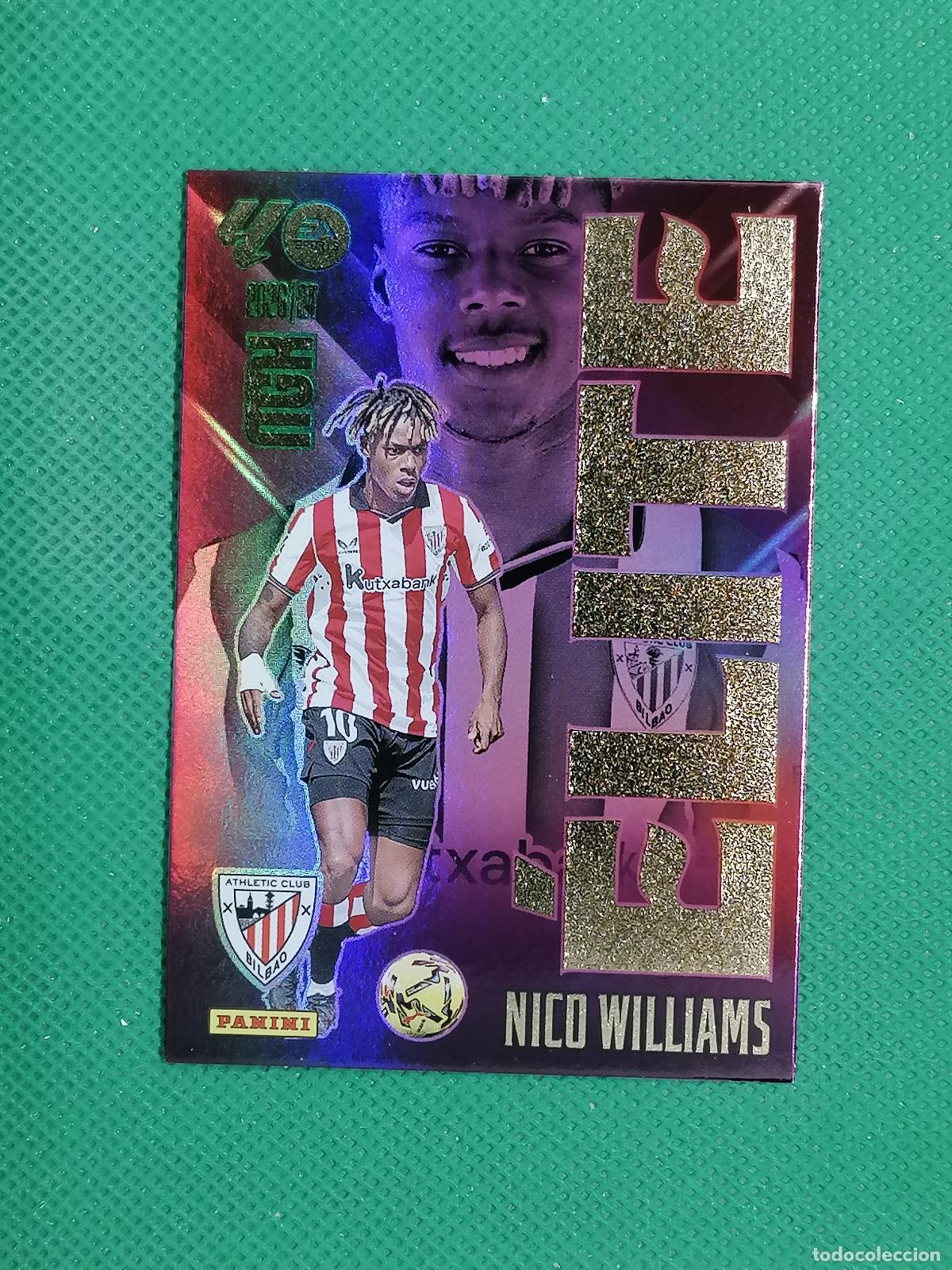 Cromos de f&uacute;tbol: 12 NICO WILLIAMS ATHLETIC BILBAO ELITE ⚽ MEGACRACKS LIGA 2026 2027 26 27 ⚽