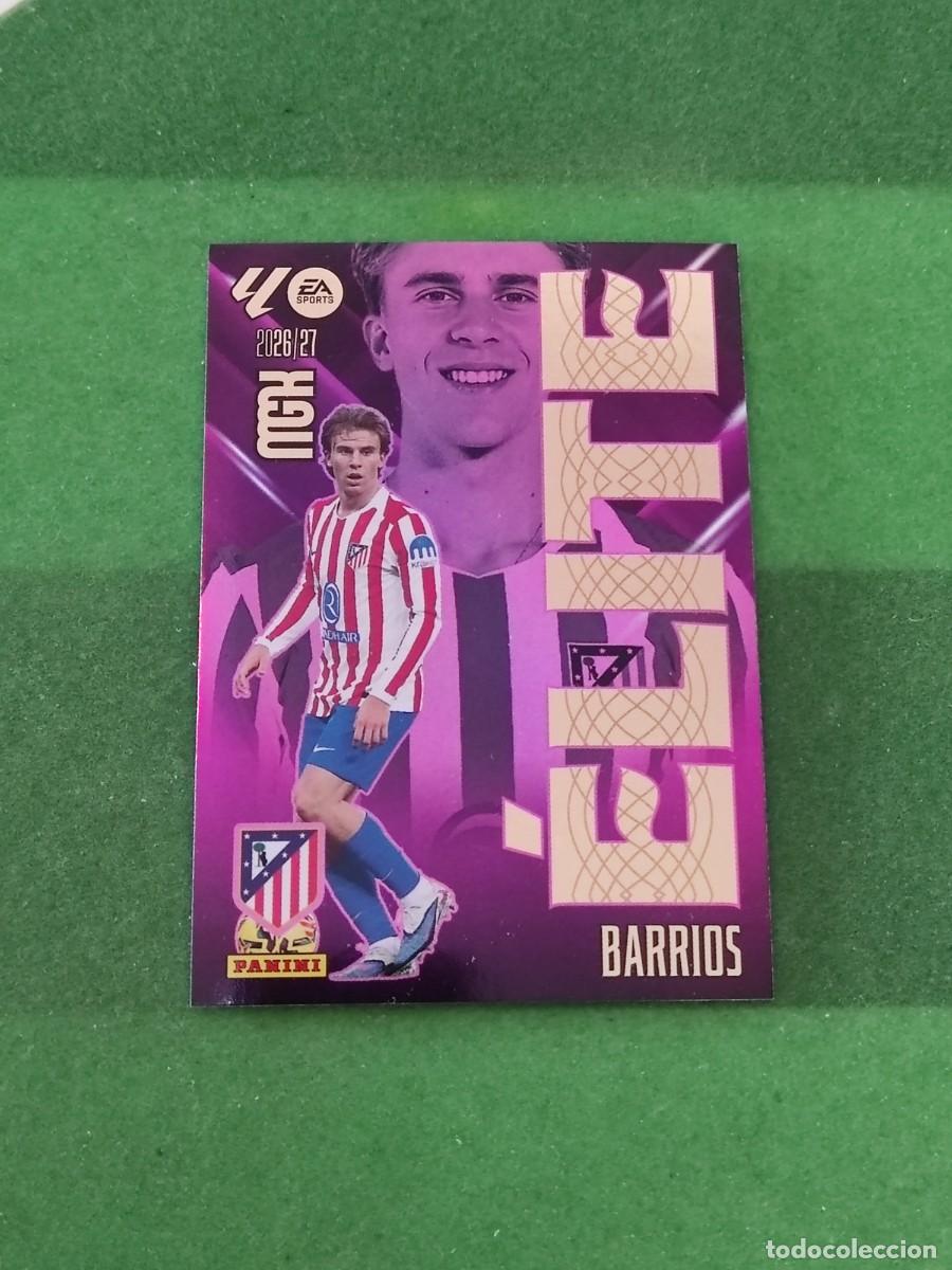 Cromos de f&uacute;tbol: 1 Barrios Atl&eacute;tico de Madrid &Eacute;lite Megacracks 2026/27 26/27