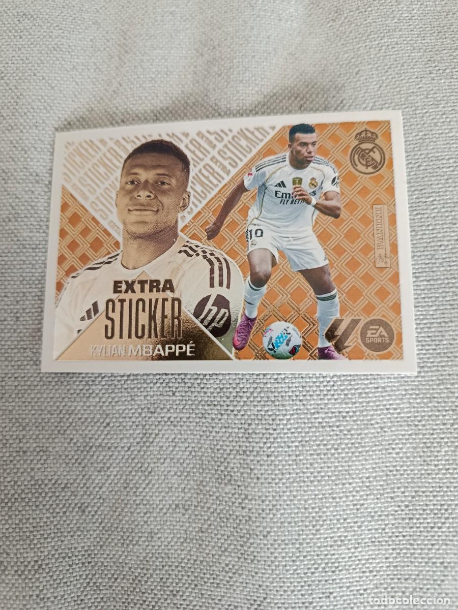 Cromos de f&uacute;tbol: Cromo liga este 26/27. Mbappe. Real Madrid. Extra sticker. Nunca pegado.
