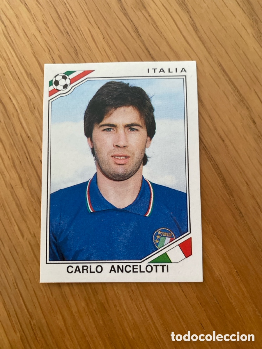 Cromos de f&uacute;tbol: Cromo panini mundial Mexico 86 n&uacute;mero 48 Ancelotti - Sticker album world cup 1986
