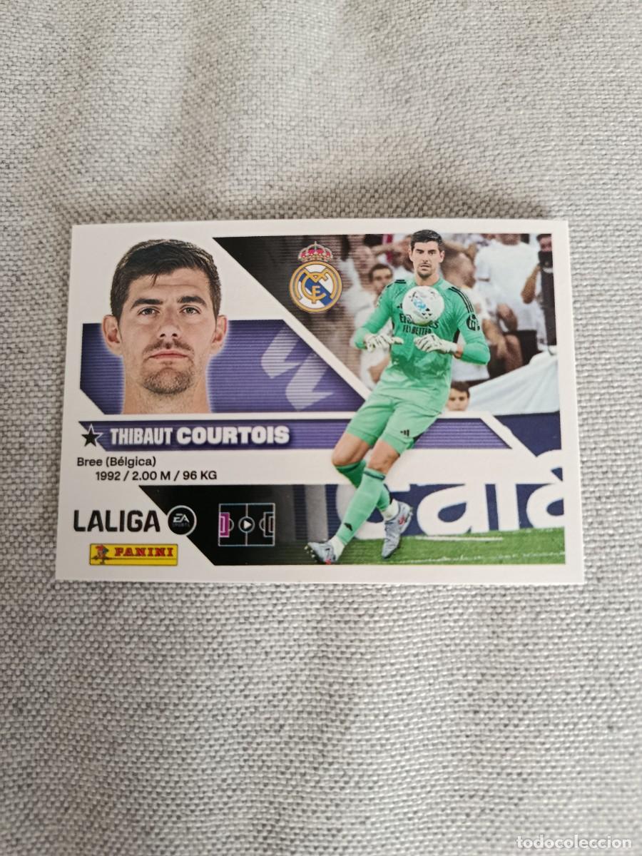 Cromos de f&uacute;tbol: Cromo liga este 26/27. 3- Courtois. Real Madrid. Nunca pegado.