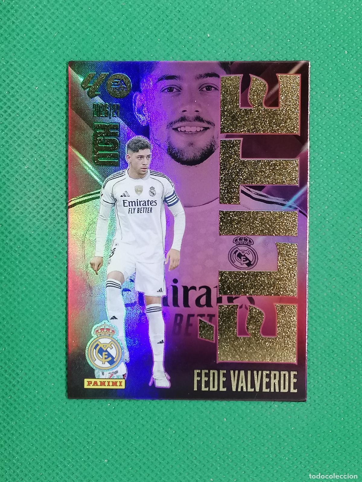Cromos de f&uacute;tbol: 5 FEDE VALVERDE REAL MADRID ELITE ⚽ MEGACRACKS LIGA 2026 2027 26 27 ⚽