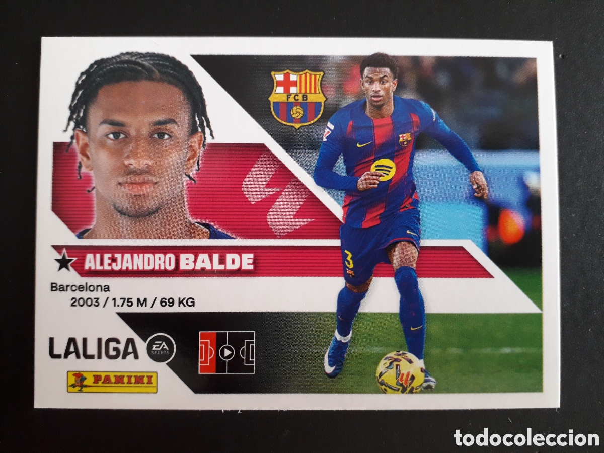 Cromos de f&uacute;tbol: BALDE FC BARCELONA N&deg; 10 ED ESTE 2026 2027 26 27 SIN PEGAR PEDIDO M&Iacute;NIMO 3&euro;
