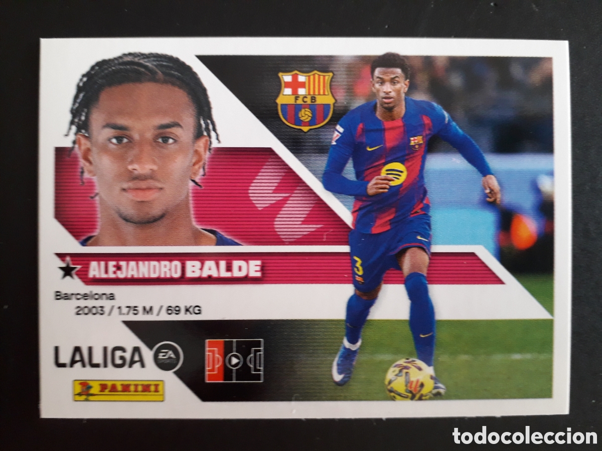 Cromos de f&uacute;tbol: BALDE FC BARCELONA N&deg; 10 ED ESTE 2026 2027 26 27 SIN PEGAR PEDIDO M&Iacute;NIMO 3&euro;