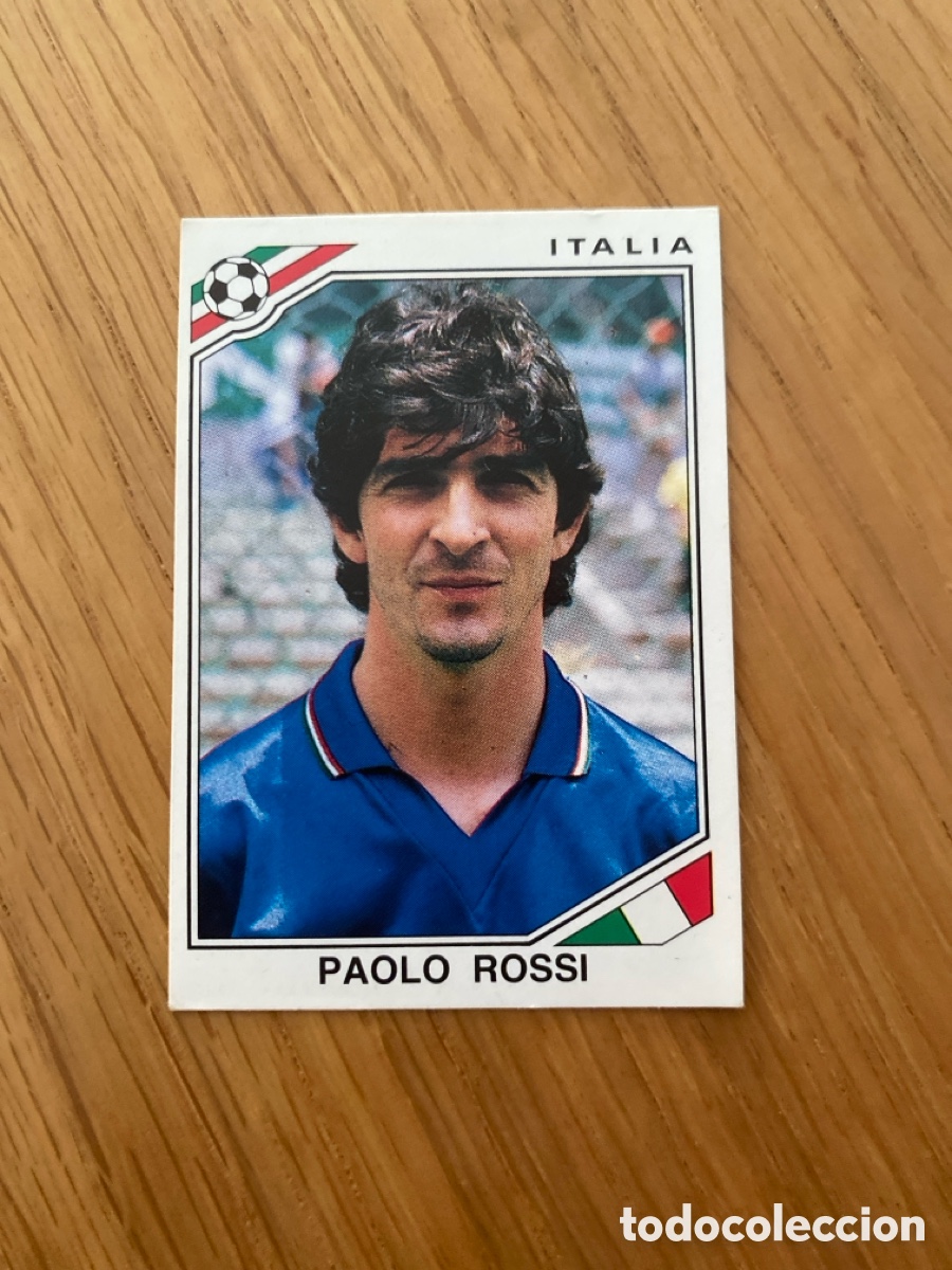 Football Stickers: Cromo panini mundial Mexico 86 n&uacute;mero 50 Rossi - Sticker album world cup 1986