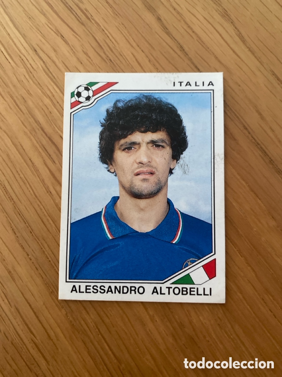 Cromos de f&uacute;tbol: Cromo panini mundial Mexico 86 n&uacute;mero 52 Altobelli - Sticker album world cup 1986