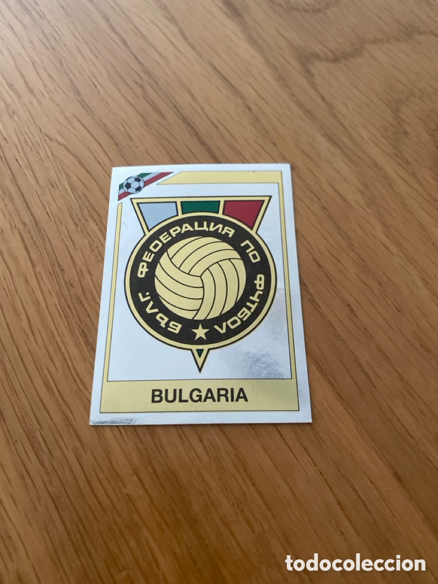 Football Stickers: Cromo panini mundial Mexico 86 n&uacute;mero 54 escudo Bulgaria - Sticker album world cup 1986