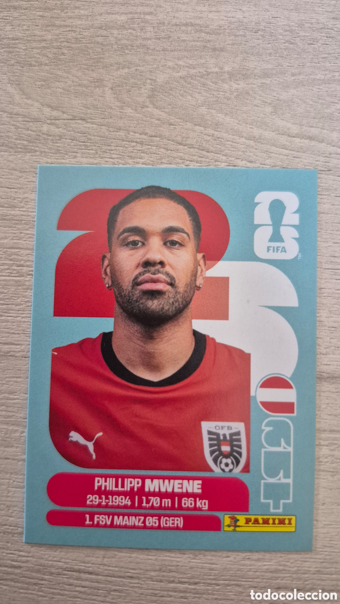 Cromos de f&uacute;tbol: AUT8 Mwene FIFA World Cup 2026