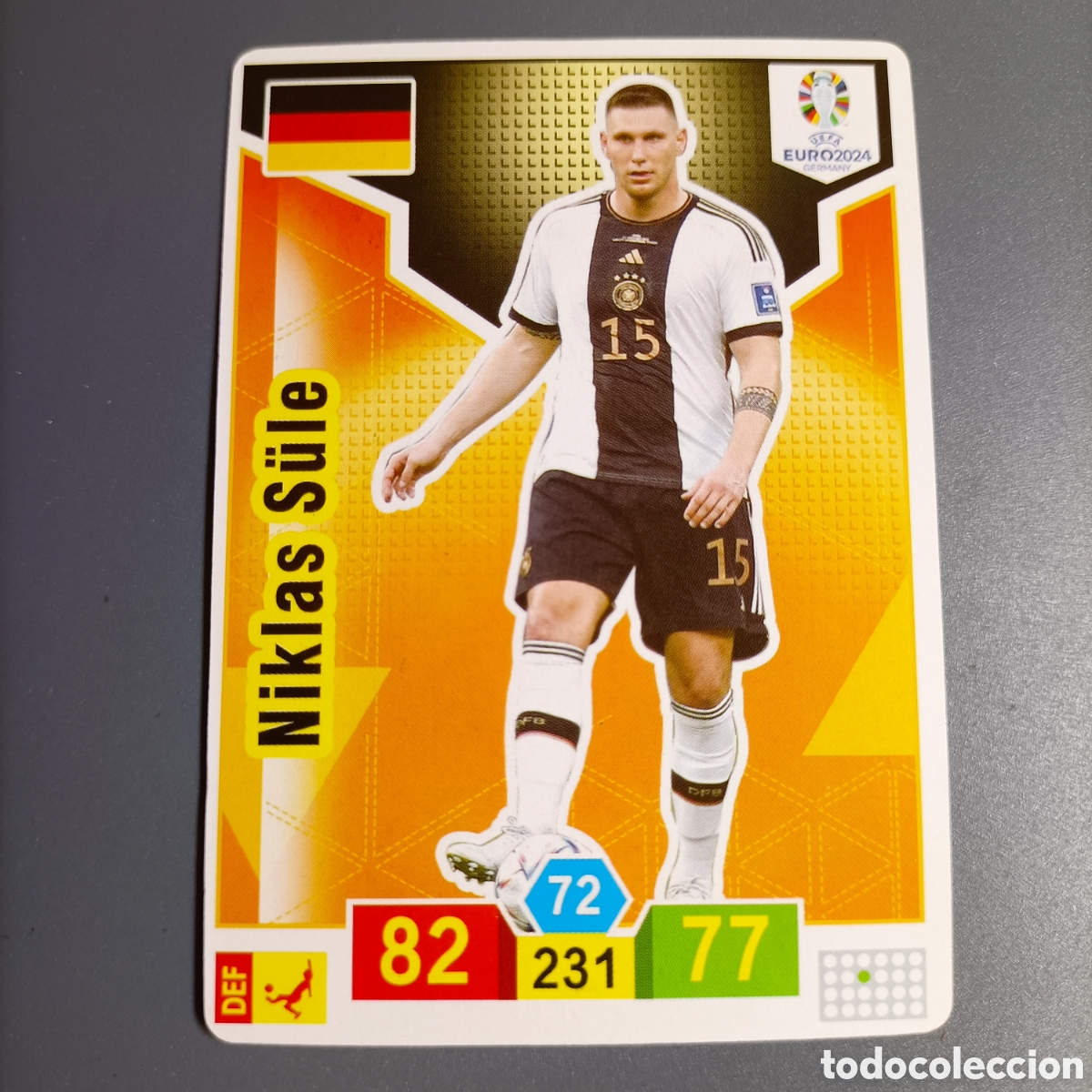 Cromos de f&uacute;tbol: ADRENALYN UEFA EURO 2024 ALEMANIA (ALEMANIA) NIKLAS S&Uuml;LE